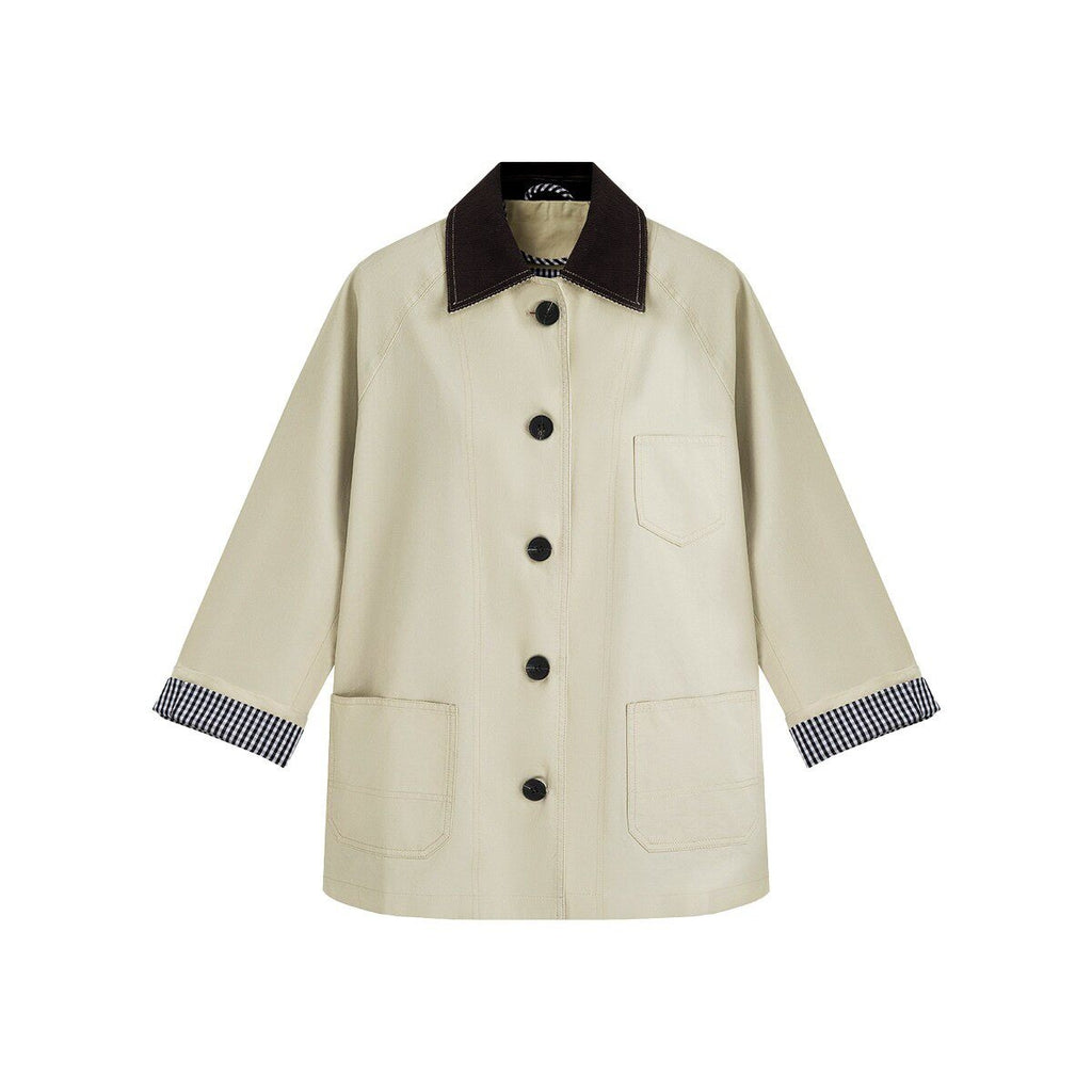 fano_Cotton_Lined_Single_Breasted_Korean_Commuter_Short_Women_Beige_Trench_Coats_MISSTT