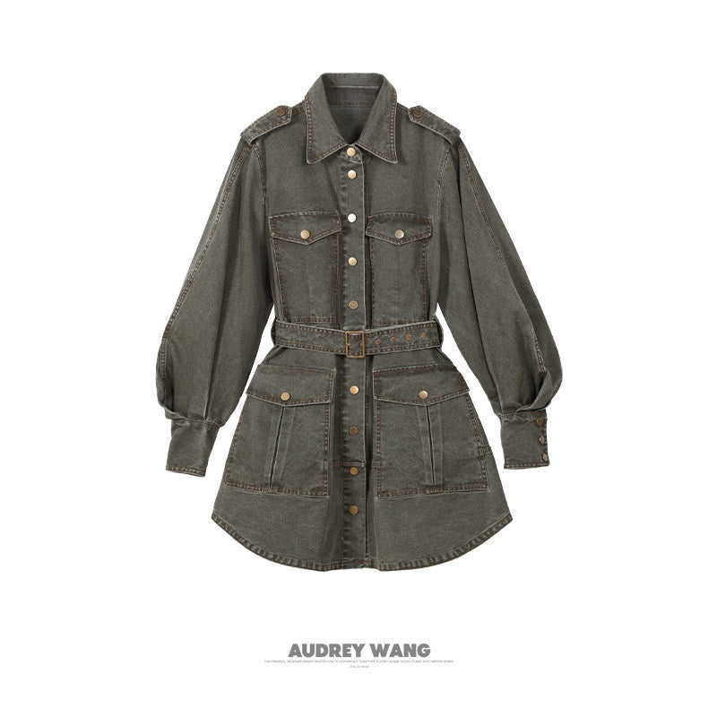 audreyyang_100_Percent_Cotton_Loose_Casual_Long_Sleeve_Military_Green_Denim_Jackets_MISSTT