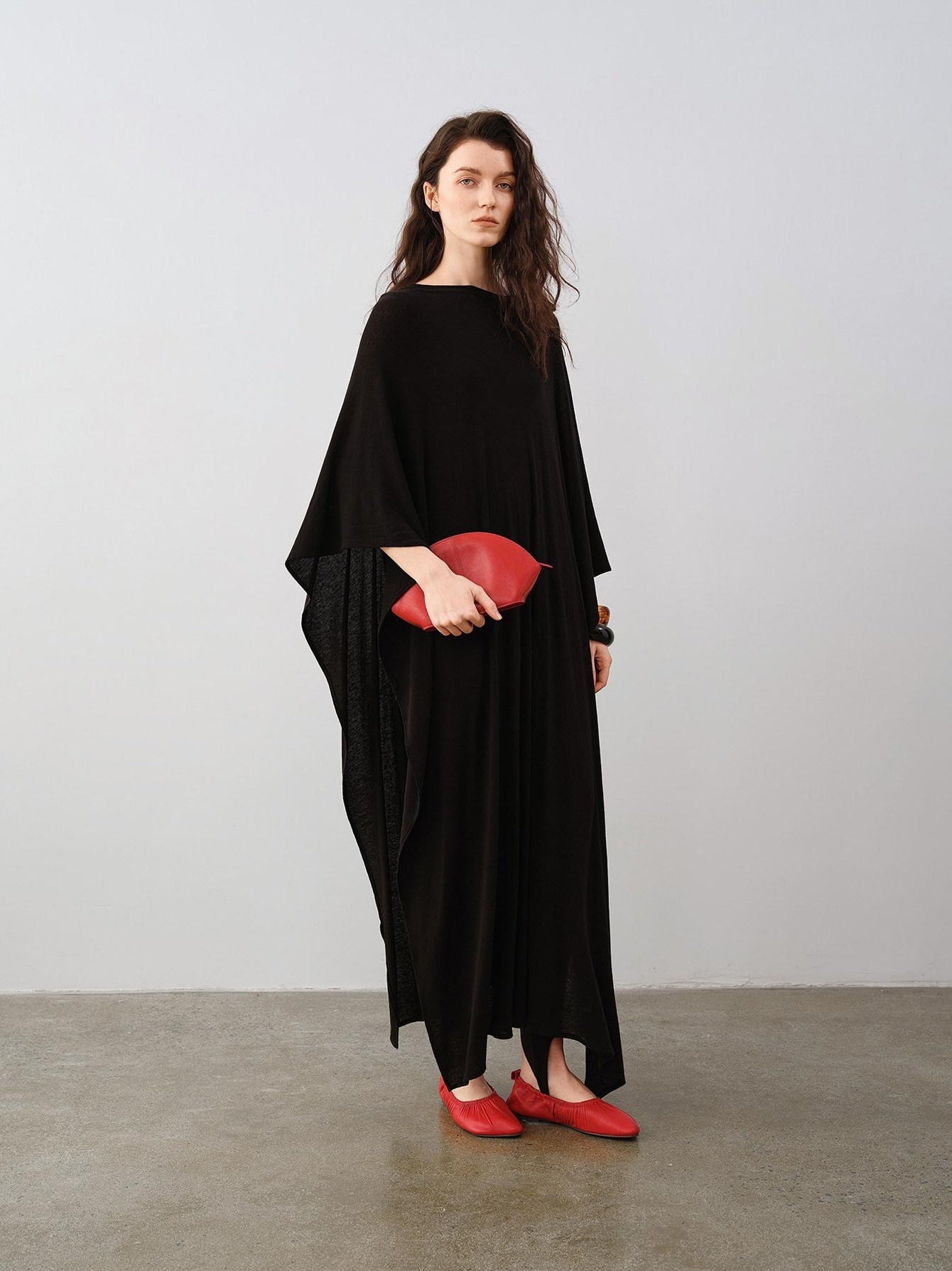 audreyyang Lyocell Wool Blend Loose Sleeveless Pullover Stirrup Leggings Top & Pants Sets