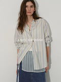 Lofi_choose_100_Percent_Cotton_Loose_Colorblock_Women_Blue_Stripe_Lapel_Long_Sleeve_Shirts_MISSTT