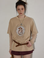 Lofi choose High Waist Lined A Line Puff Office Chic Beige Aubergine Mini Skirts