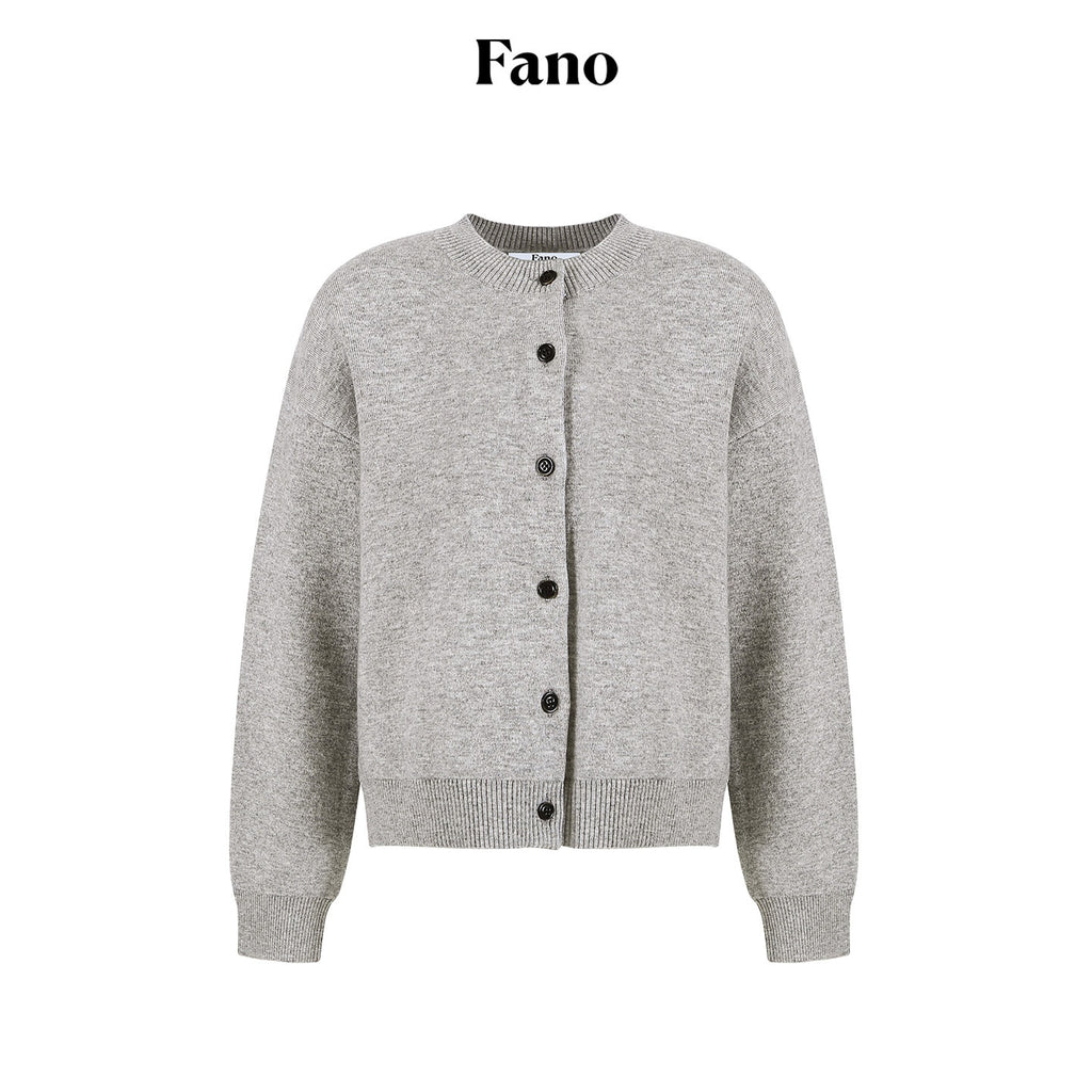 fano_Thermal_Wool_Blend_Office_Straight_Crew_Neck_Women_Light_Gray_Cardigans_MISSTT