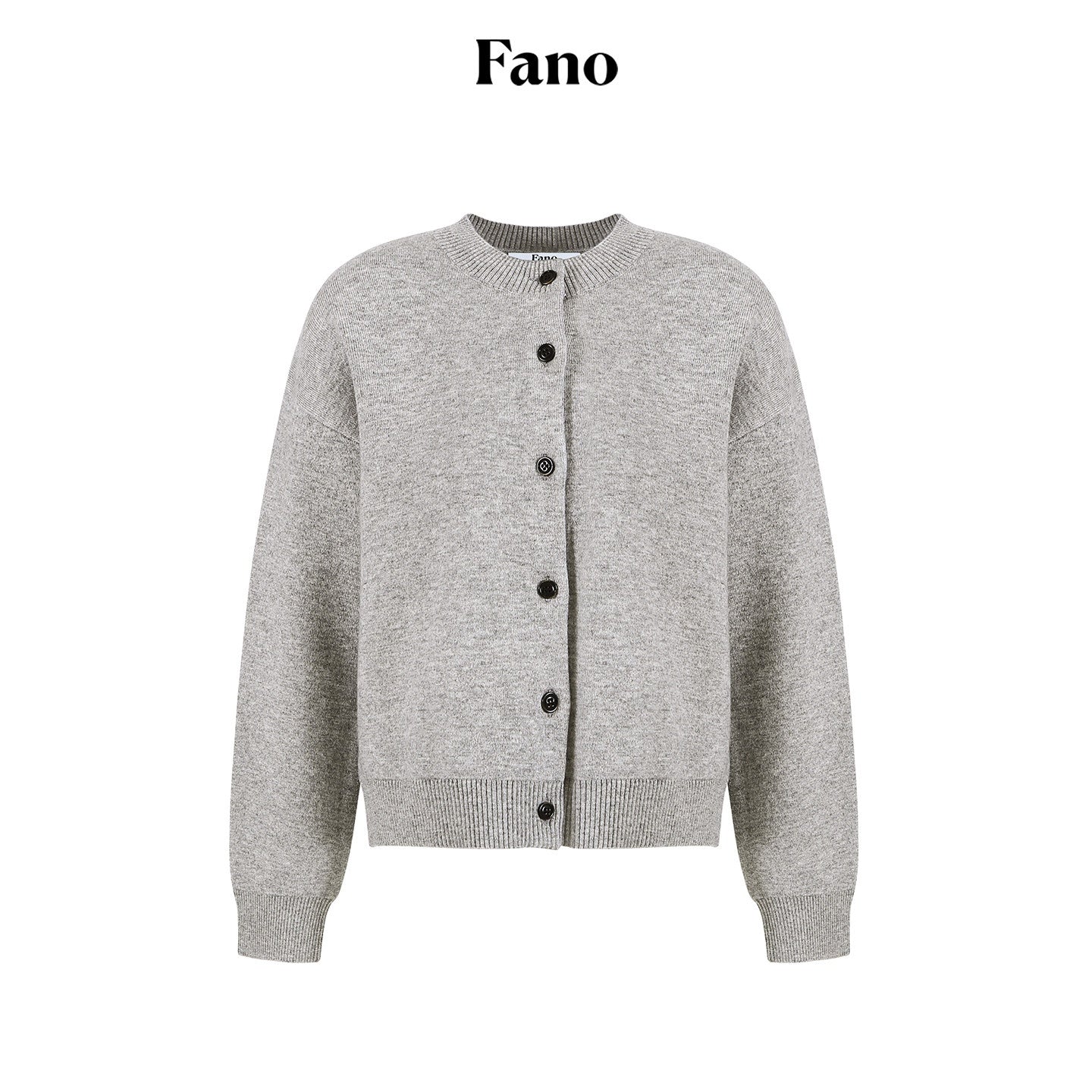 fano_Thermal_Wool_Blend_Office_Straight_Crew_Neck_Women_Light_Gray_Cardigans_MISSTT