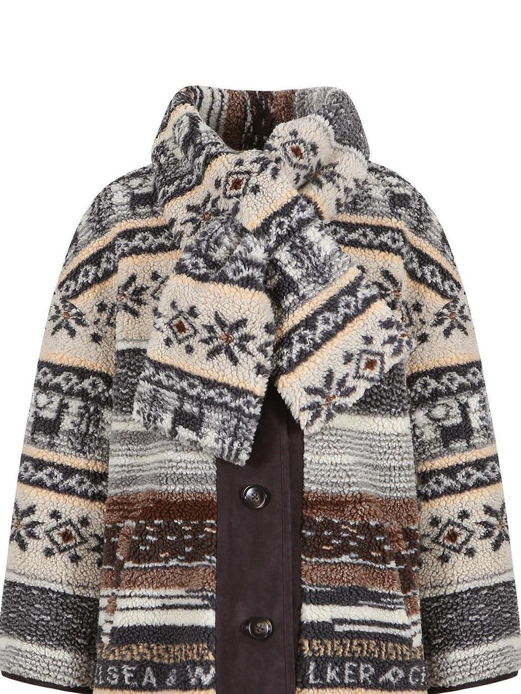 fano Warm Reversible Printed Casual Lapel Regular Fit Young Women Puffer Jackets