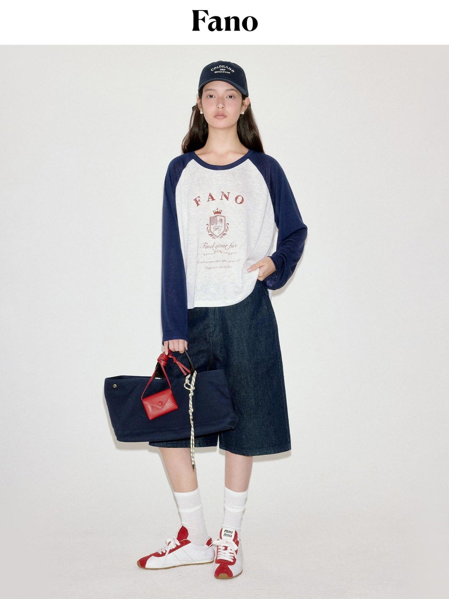 fano Moisture Wicking Cross Print Korean Loose Raglan Lyocell Long Sleeve T-Shirts