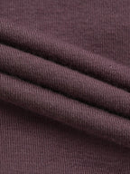 someonesometimes Lyocell Wool Slim Fit V-neck Knit Women Fig Purple Long Sleeve T-Shirts