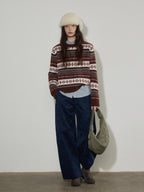 Lofi choose Pure Cotton Relaxed Fit Colorblock Plaid Collared Women Long Sleeve Shirts