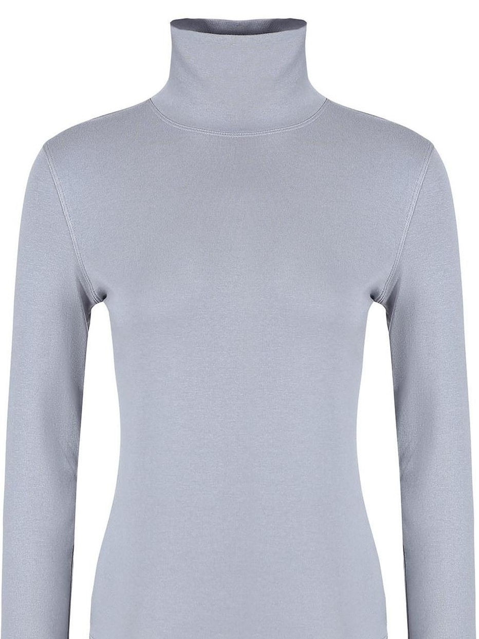 fano Cotton Cashmere Blend Slim Fit Casual High Neck Women Knit Pullover Sweaters