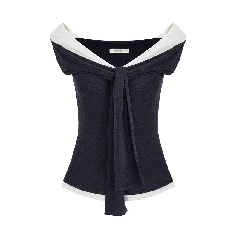 unspoken_Viscose_Blend_Contrast_Slim_Fit_Commuter_Women_Bardot_Off_Shoulder_Crop_Tops_MISSTT