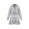 fano_Plaid_Korean_Workwear_A_Line_Natural_Waist_Mid_Sleeve_Khaki_Midi_Dresses_MISSTT