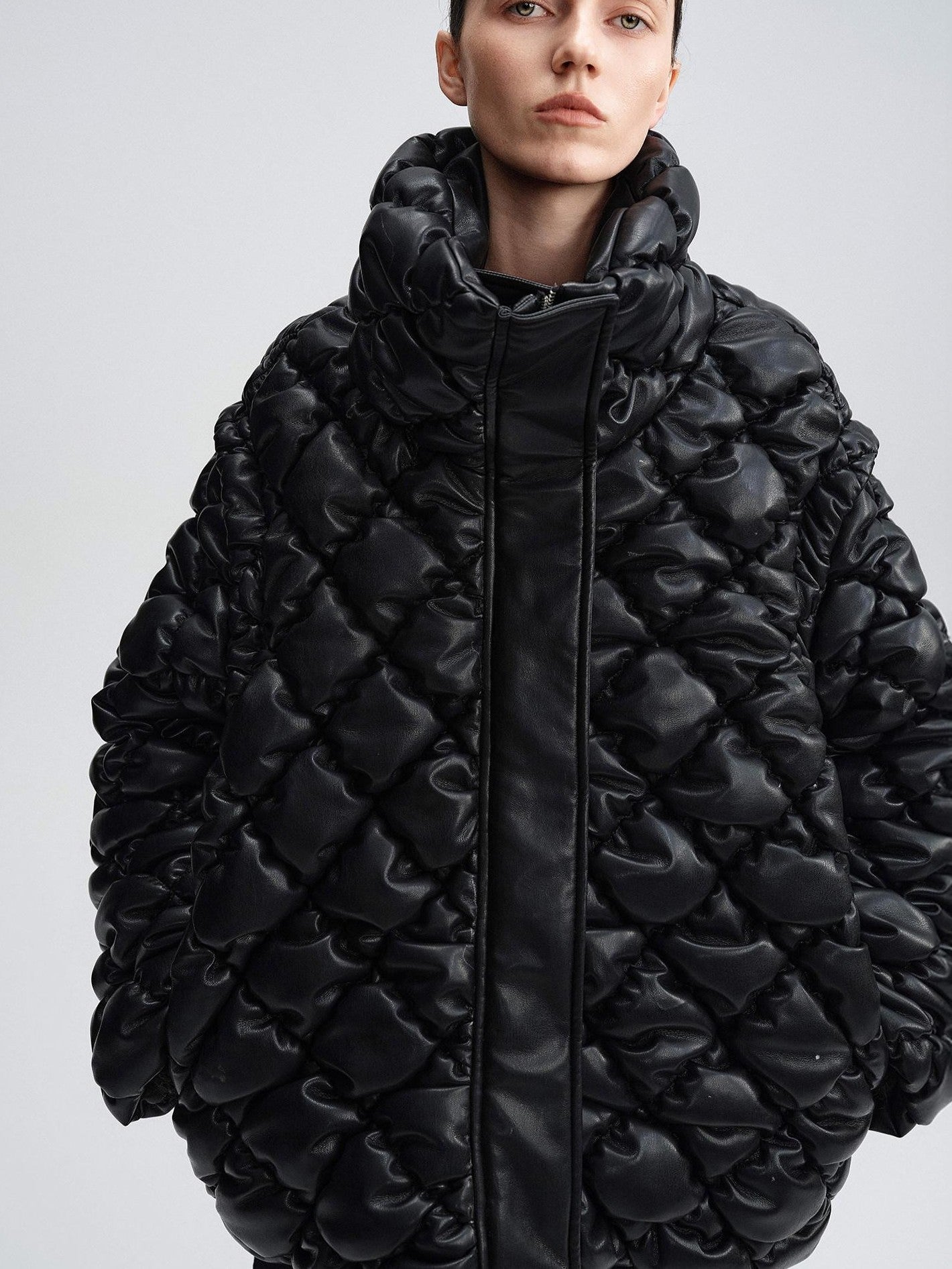 audreyyang 90 Percent Duck Down Thick Warm Casual Diamond Quilted Women Zipper Down Jackets
