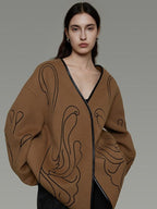 unspoken 100 Percent Lambswool Relaxed Fit Minimalist Commuter Women Camel Wool Coats