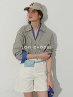 Lofi_choose_Soft_Pure_Cotton_Colorblock_Loose_V-neck_Button_Long_Sleeve_Womens_Navy_Shirts_MISSTT