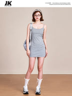 ikyou_Slim_Fit_Cotton_Spaghetti_Strap_Sleeveless_Grey_Casual_Chic_Midi_Dresses_MISSTT
