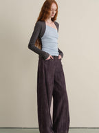 someonesometimes Stretch Viscose Midweight Colorblock Slanted Collar Slim Fit Women Sweaters