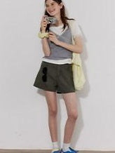 Lofi choose Breathable Round Neck Loose Fit Commuter White Short Sleeve T-Shirts