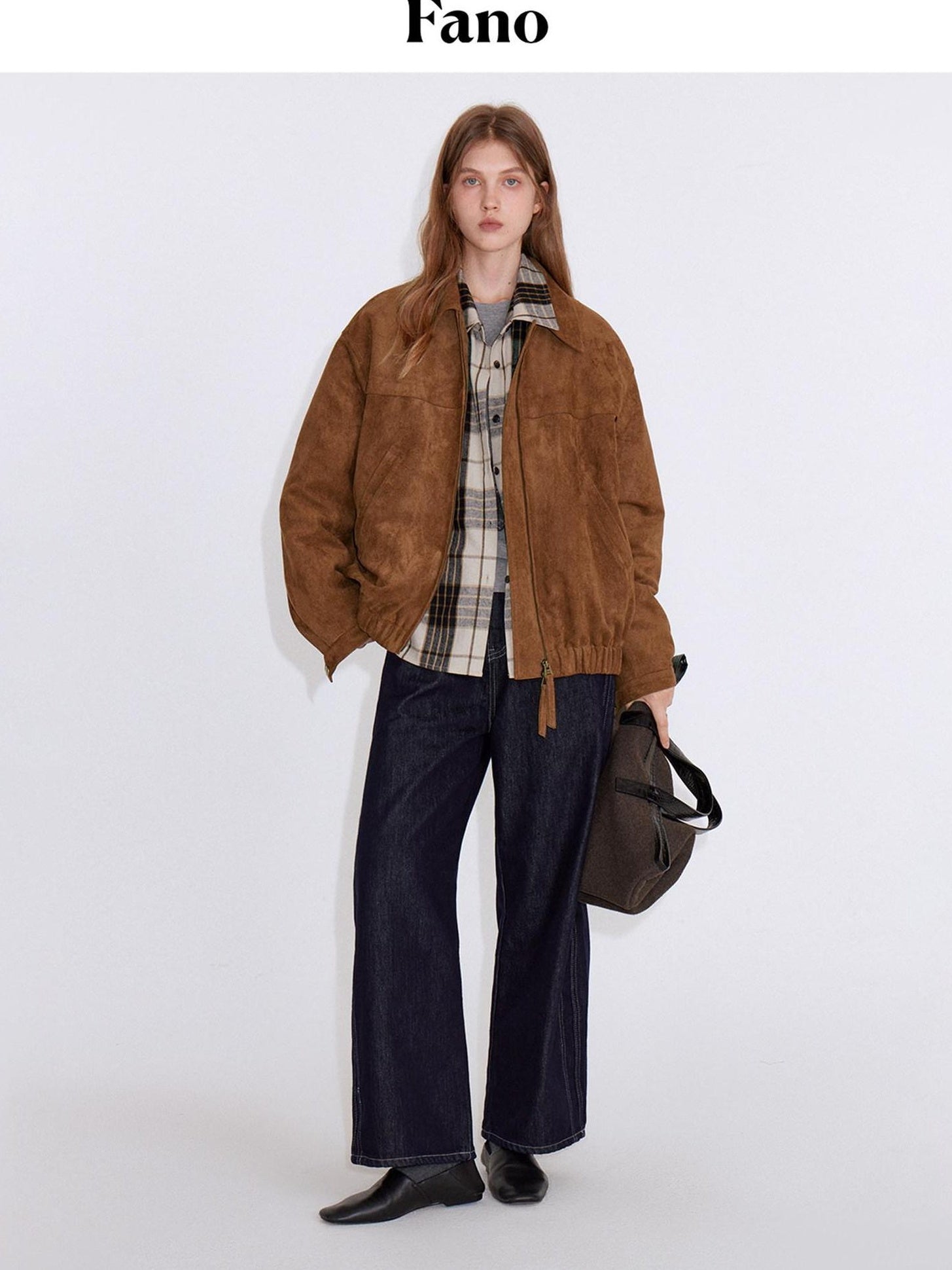 fano Windproof Casual Regular Turndown Collar Youth Brown Polyester Puffer Jackets