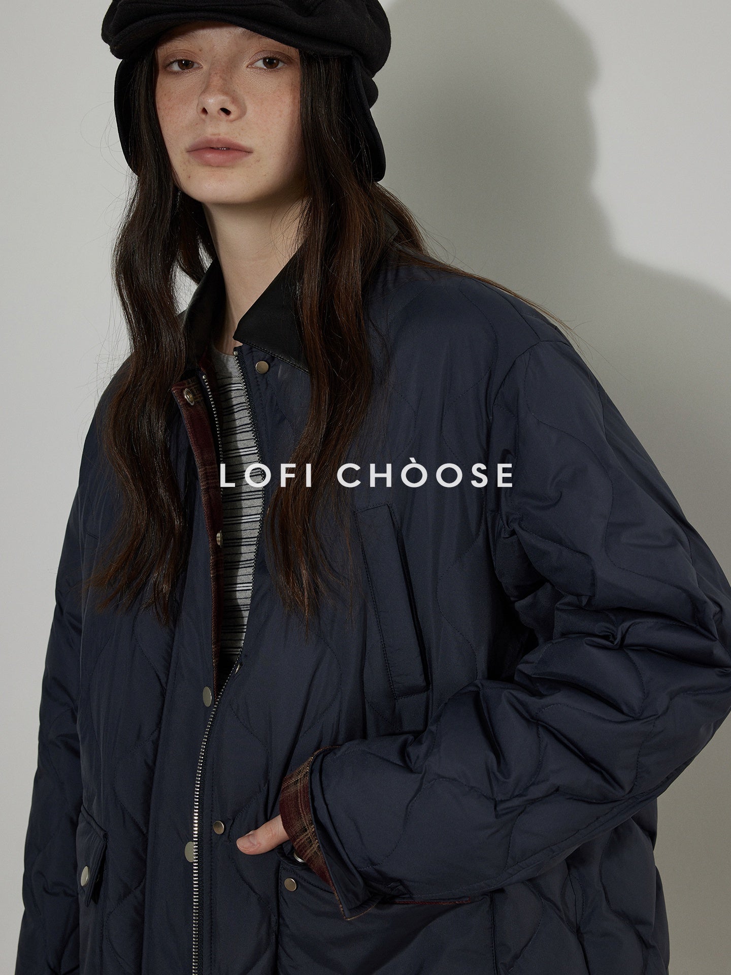 Lofi_choose_90_Percent_White_Duck_Down_Commuter_Loose_Fit_Lapel_Navy_Down_Jackets_MISSTT