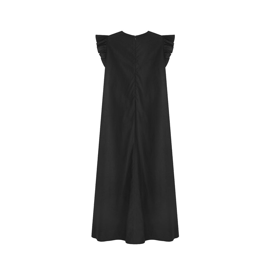 fano_High_Waist_Structured_A_Line_Sleeveless_Cotton_Lyocell_Office_Maxi_Dresses_MISSTT