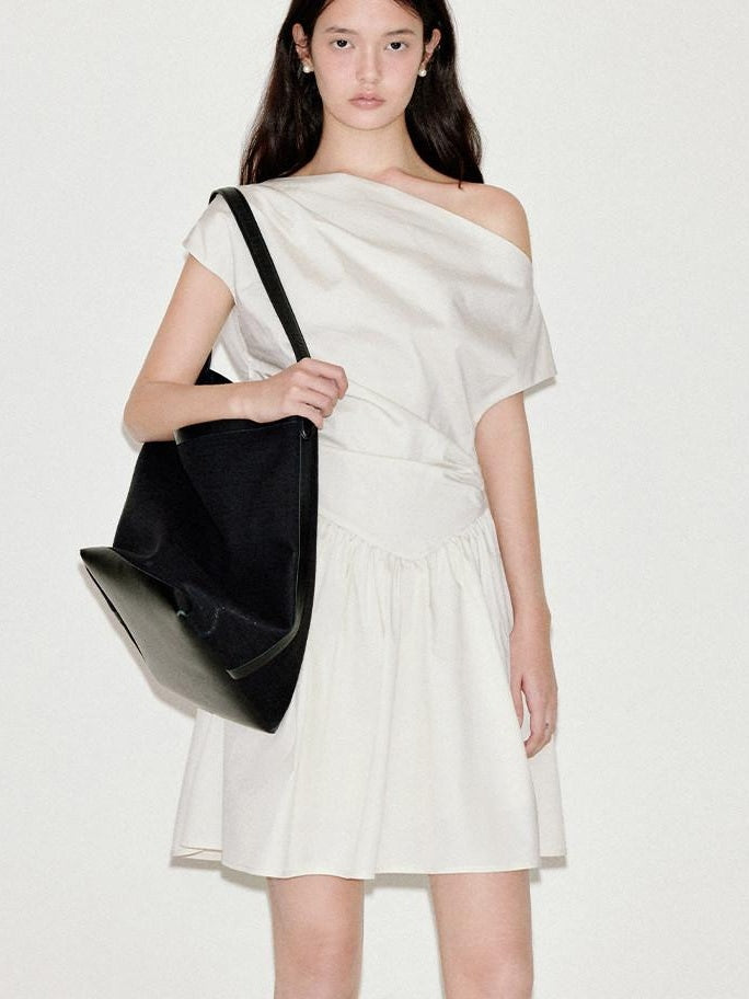 fano Casual Cotton A Line Sleeveless U Neck Loose Waist Everyday Women Midi Dresses