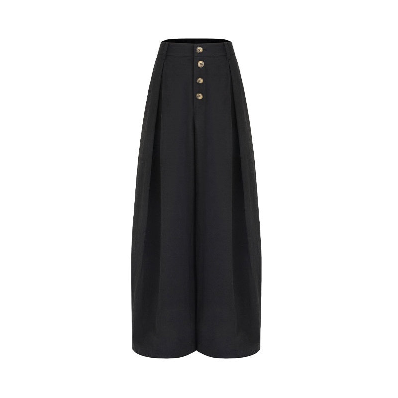 unspoken_High_Waist_Lyocell_Blend_Pleated_Button_Minimal_Workwear_Wide_Leg_Pants_MISSTT