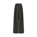 unspoken_Breathable_Dark_Green_Loose_Lapel_Blazer_High_Waist_Casual_Top_&_Skirt_Sets_MISSTT