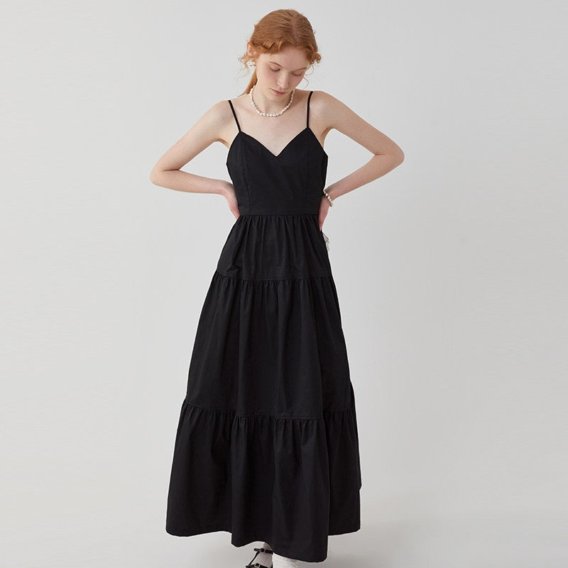 fano_High_Waist_Pleated_Minimalist_V-neck_Sleeveless_A_Line_Cotton_Casual_Maxi_Dresses_MISSTT