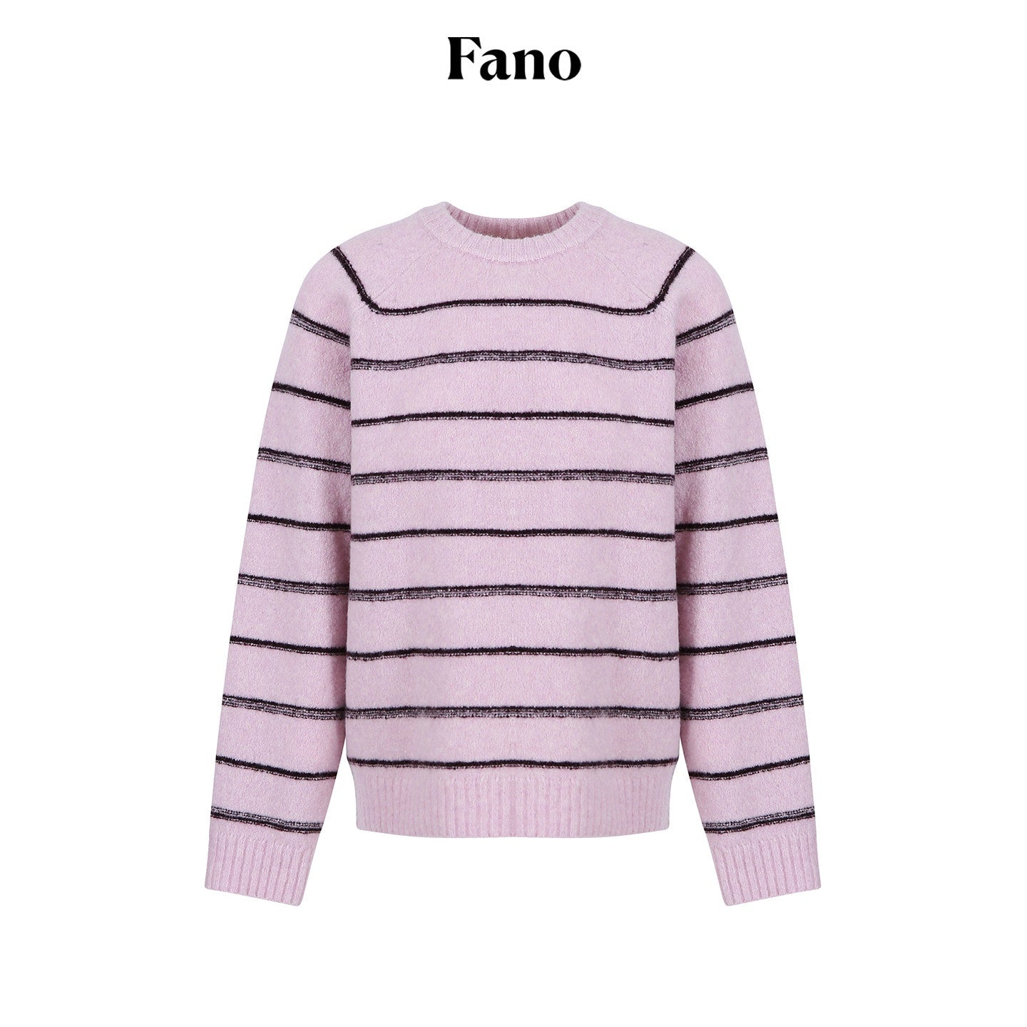 fano_Soft_Wool_Blend_Striped_Cardigan_Loose_Fit_Commuter_Women_Pink_Knitted_Sweaters_MISSTT
