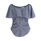 unspoken_Flattering_Pure_Cotton_Loose_Boat_Neck_Women_Striped_Short_Sleeve_Blouses_MISSTT