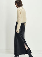 someonesometimes Soft Mohair Wool Blend Slim Short Lapel Buttoned Women Knitwear Cardigans