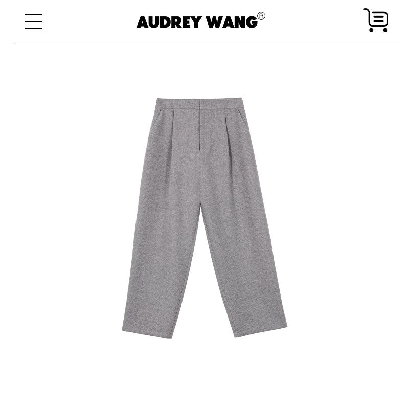 audreyyang_Comfortable_Pleated_Natural_Waist_Women_Polyester_Zip_Fly_Wide_Leg_Pants_MISSTT