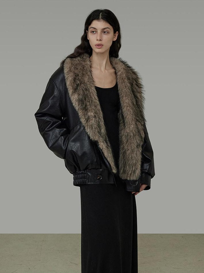 unspoken Insulated Oversized Pocket Minimalist Commuter Women Black Short Coat