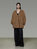 unspoken 100 Percent Lambswool Relaxed Fit Minimalist Commuter Women Camel Wool Coats