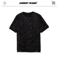 audreyyang_Sparkling_Sequin_Casual_Loose_Fit_Women_Crew_Neck_Top_&_Skirt_Sets_MISSTT