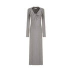 unspoken_Soft_Breathable_Vneck_Longsleeve_Waist_Cinch_Viscose_Knit_Maxi_Dresses_MISSTT