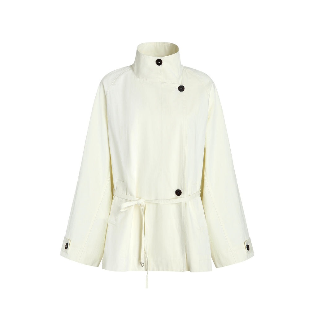 fano_Cotton_Stand_Collar_Loose_Fit_Korean_Commuter_Women_Beige_Mid_Trench_Coats_MISSTT