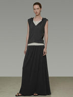 unspoken Soft Viscose Short Sleeve Hooded Casual Long Pants Top & Pants Sets