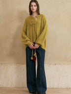 someone sometimes Washed Denim Relaxed Natural Waist Casual Zip Fly Blue Straight Leg Jeans