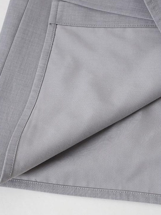 audreyyang Wrinkle Resistant Office Loose Tie Neck Bow Print Women Polyester Blouses