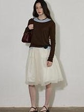 Lofi choose Breathable Oversized Commuter Office Top Green Brown Long Sleeve T-Shirts