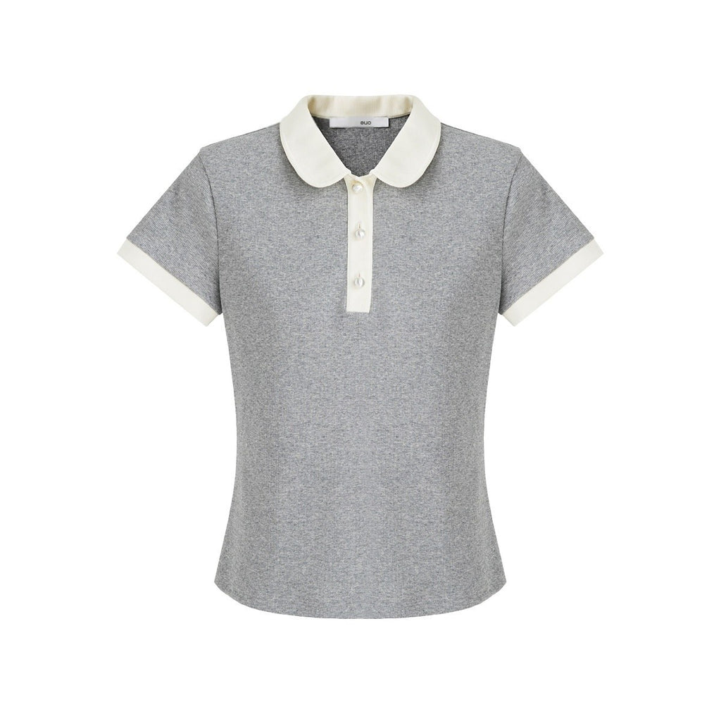 fano_Stretch_Cotton_Henley_Neck_Korean_Straight_Heather_Gray_Short_Sleeve_T-Shirts_MISSTT