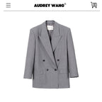 audreyyang_Single_Button_Relaxed_Fit_Polyester_Office_For_Women_Long_Sleeve_Solid_Blazers_MISSTT