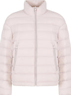 fano Warm 90 Percent Duck Down Straight Commuter Short Pink Fur Collar Down Jackets