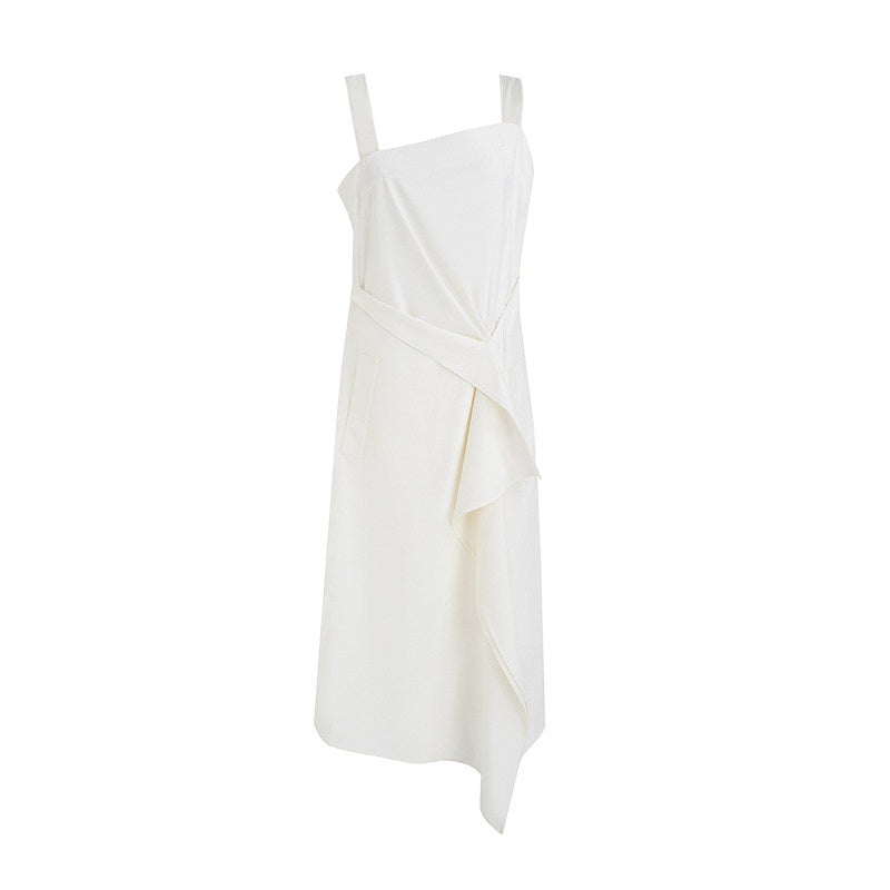 unspoken_Cinched_Waist_Minimalist_Asymmetric_Spaghetti_Strap_A_Line_Midi_Maxi_Dresses_MISSTT