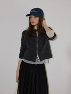 Lofi choose Soft Wool Blend Cozy Knit Button Front Relaxed Fit Office Women Cardigans