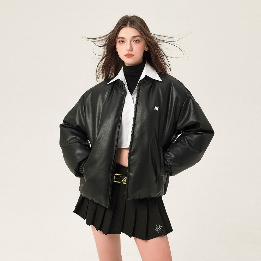 ikyou_Thick_Pu_Minimal_Commuter_Straight_Fit_Stand_Collar_Black_Leather_Jackets_MISSTT