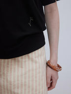 Lofi choose High Waist Flattering A Line Loose Fit Office Casual Pink Midi Skirts