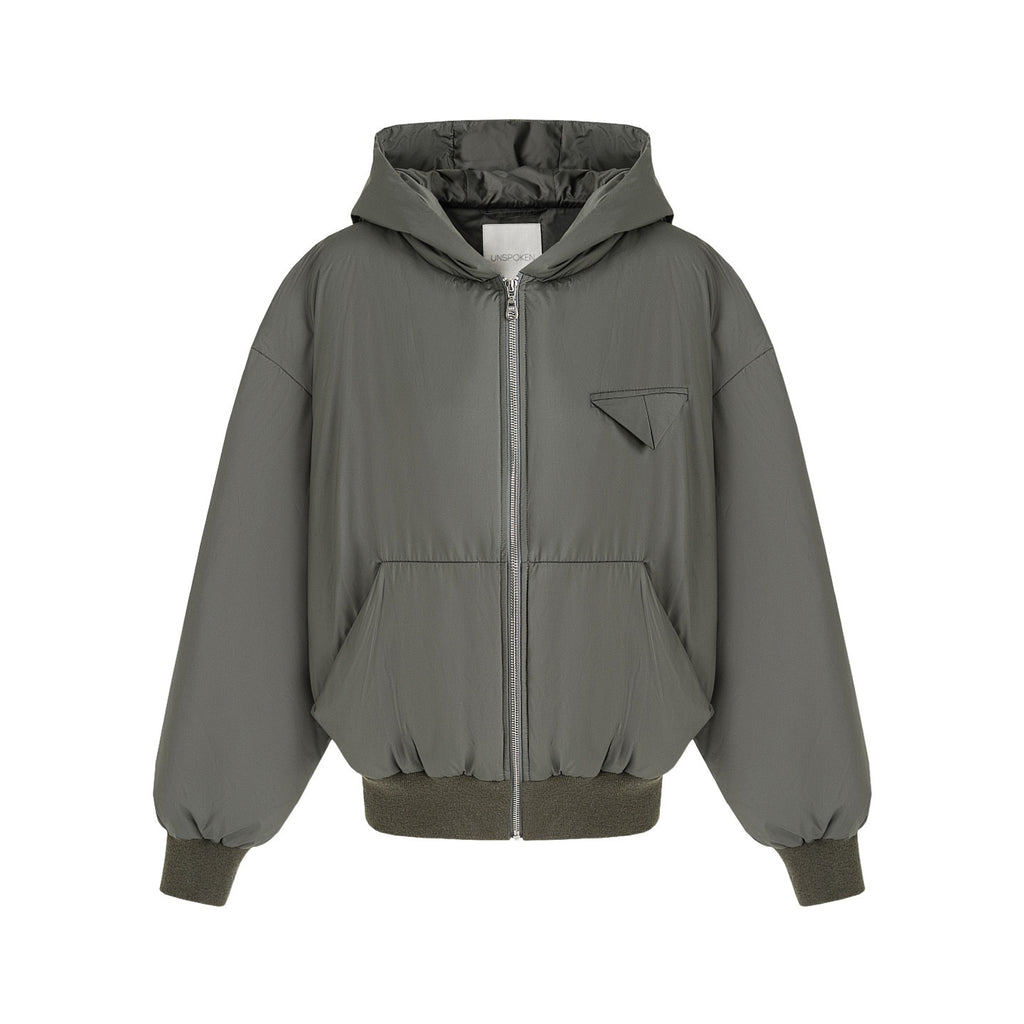 unspoken_90_White_Duck_Down_Warm_Loose_Hooded_Commuter_Women_Deep_Gray_Green_Down_Jackets_MISSTT