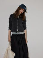 Lofi choose Soft Wool Blend Cozy Knit Button Front Relaxed Fit Office Women Cardigans