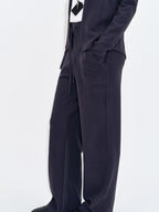 fano Breathable Stretch Minimalist Straight Drawstring Women Natural Waist Sweatpants